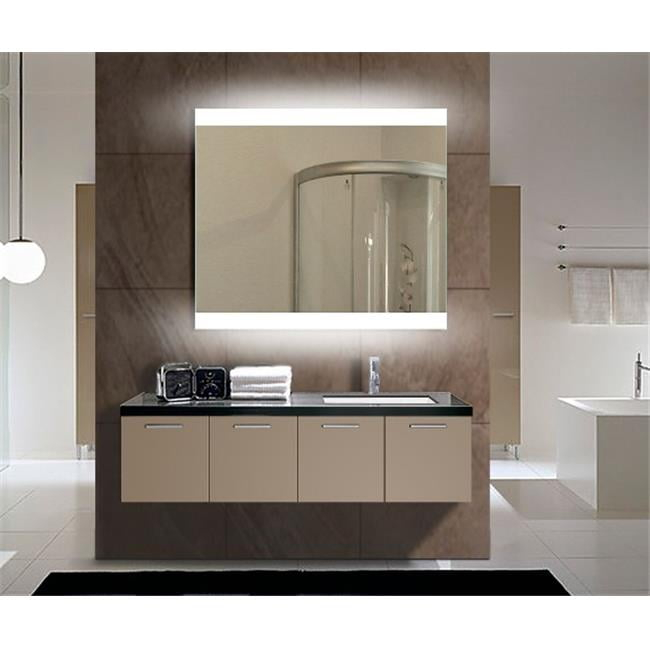 Paris Mirror 28 x 2 x 48 in. 6000K LED Backlight Mirror