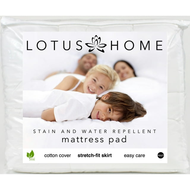 "Stayclean Cotton Down Alternative Water- and Stain-Resistant Mattress Pad"