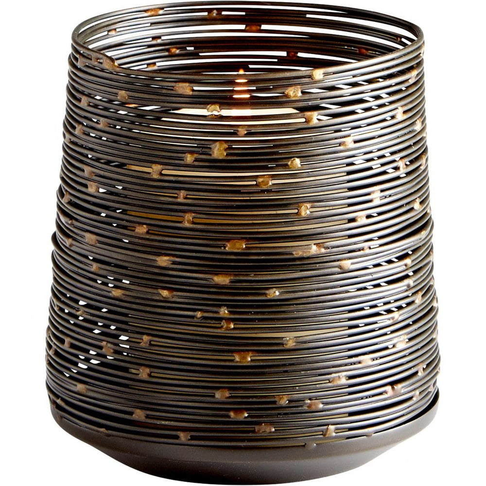 09699-Cyan lighting-Luniana - Medium Candleholder - 4.25 Inches Wide by 4 Inches High