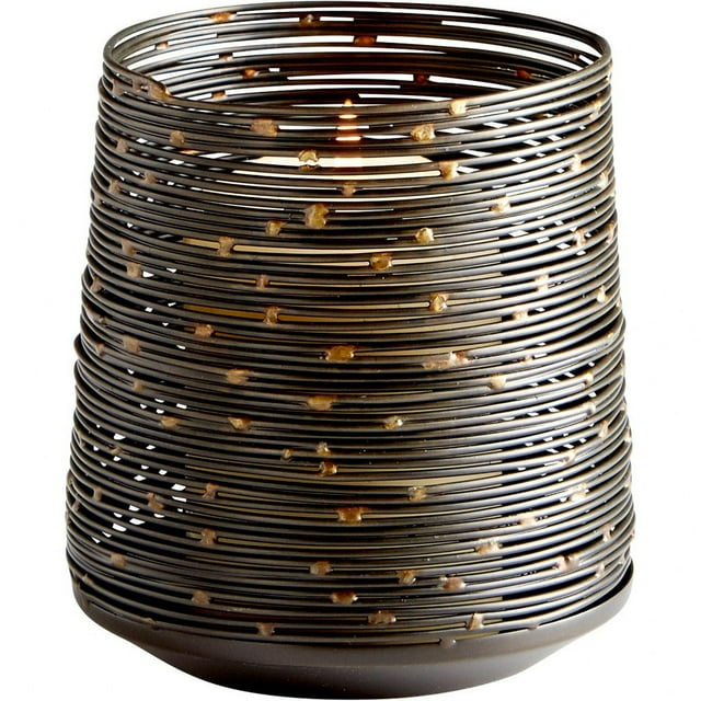 09699-Cyan lighting-Luniana - Medium Candleholder - 4.25 Inches Wide by 4 Inches High