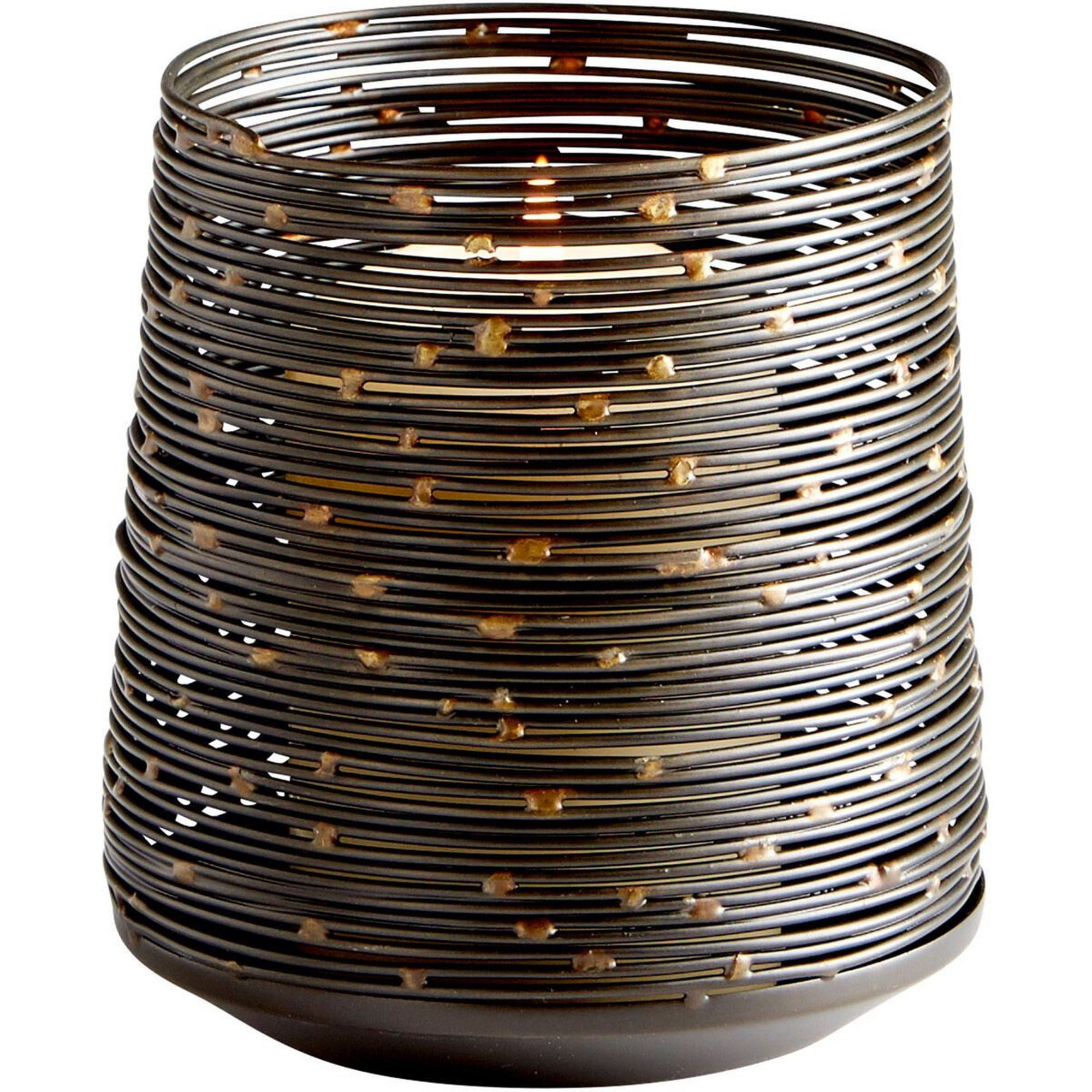 09699-Cyan lighting-Luniana - Medium Candleholder - 4.25 Inches Wide by 4 Inches High