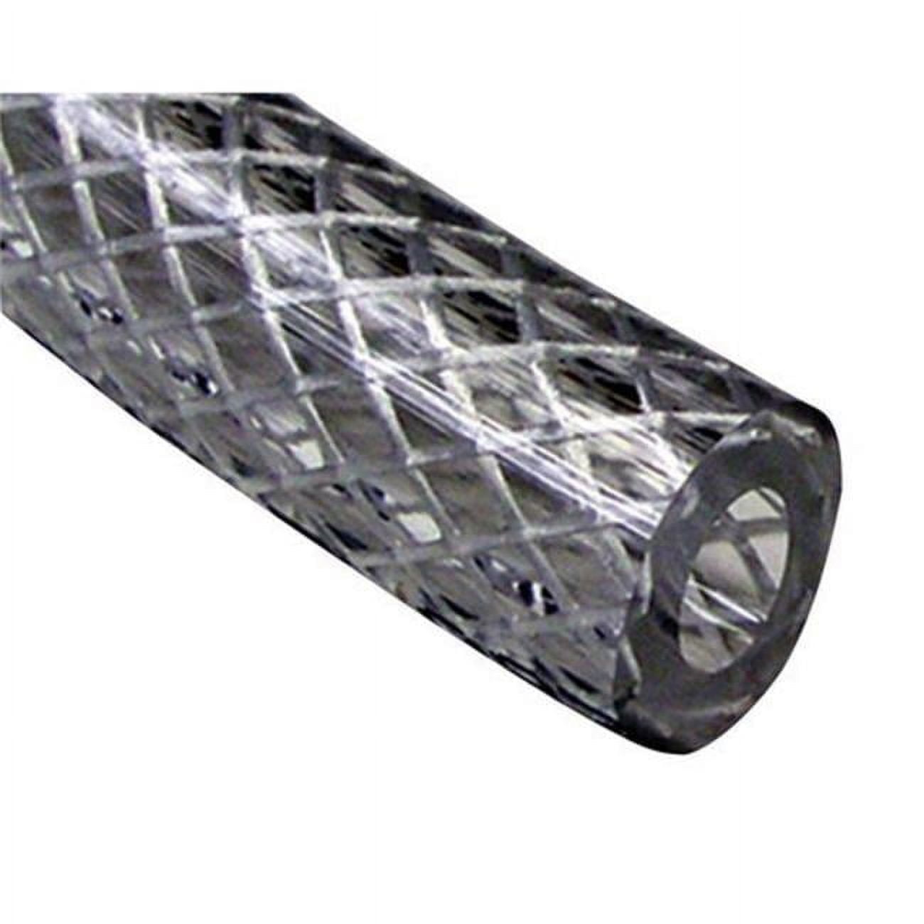 1.25 in. x 1.75 in. x 10 ft. Reinforced PVC Braided Tubing, Clear