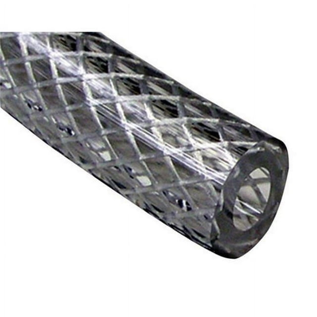 1.25 in. x 1.75 in. x 10 ft. Reinforced PVC Braided Tubing, Clear