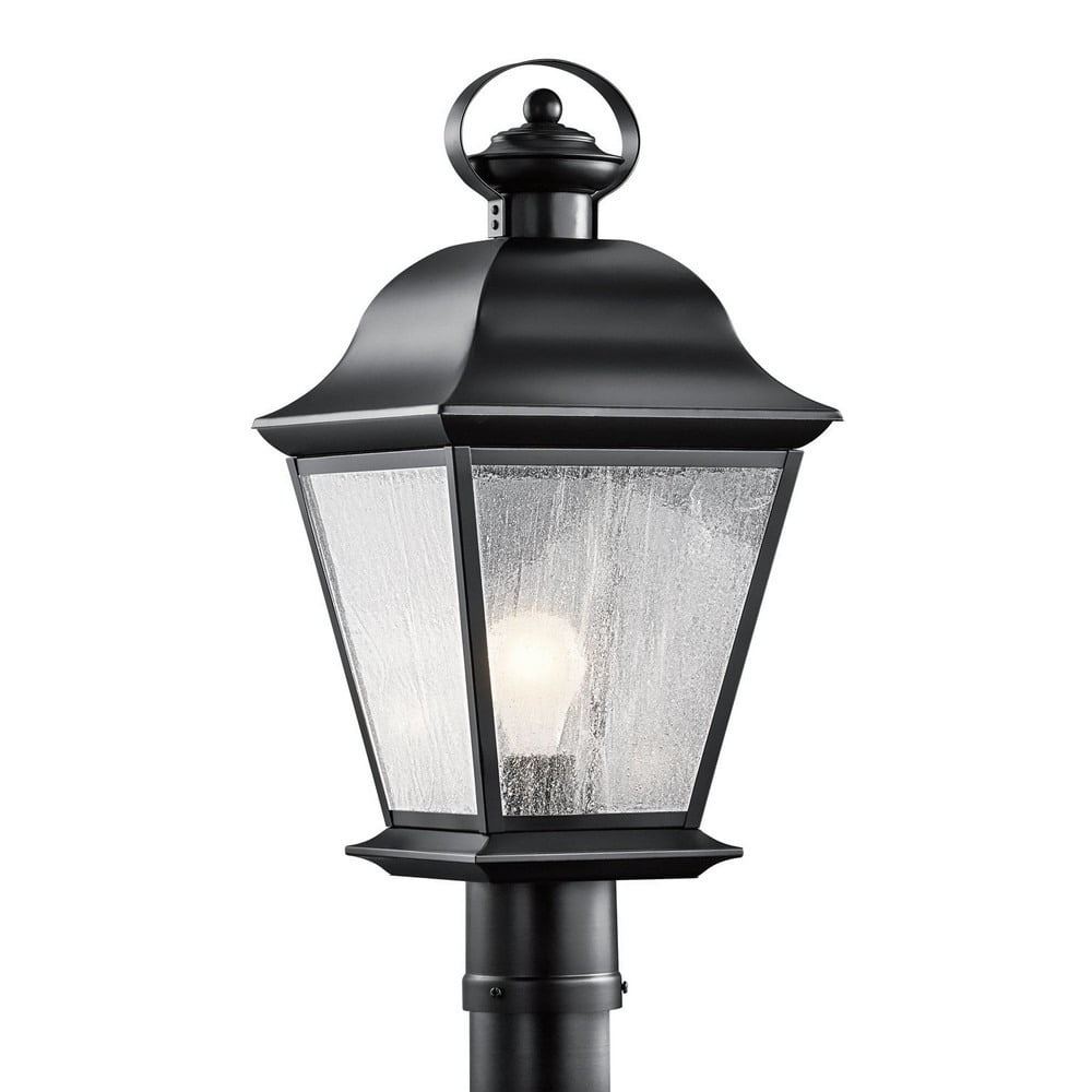Kichler Lighting Mount Vernon 1 - Light Post Light in  Black