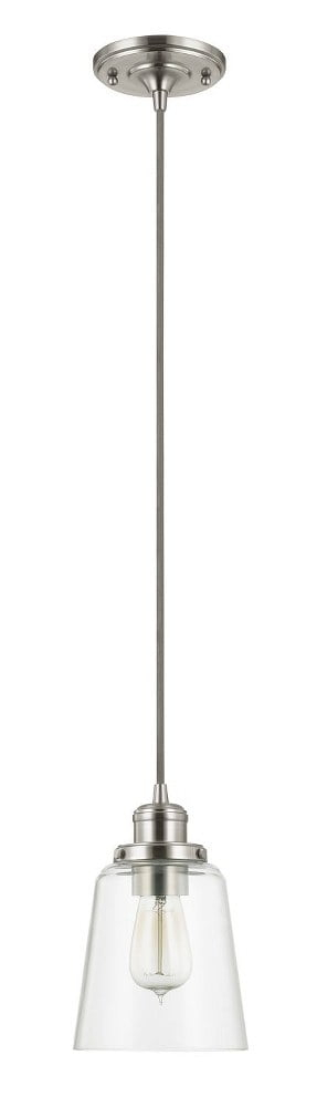 1 Light Pendant-Brushed Nickel Finish Capital Lighting 3718Bn-135