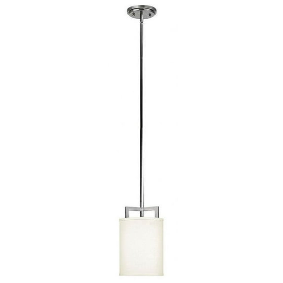 1 Light Small Pendant In Transitional Style 7 Inches Wide By 11.75 Inches High-Antique Nickel Finish Hinkley Lighting 3207An