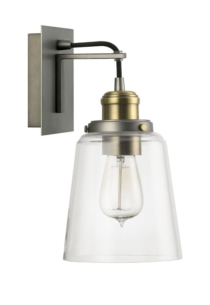 Capital Lighting Capital Lighting-3711ga-135-one Light Wall Sconce  Graphite/aged Brass Finish