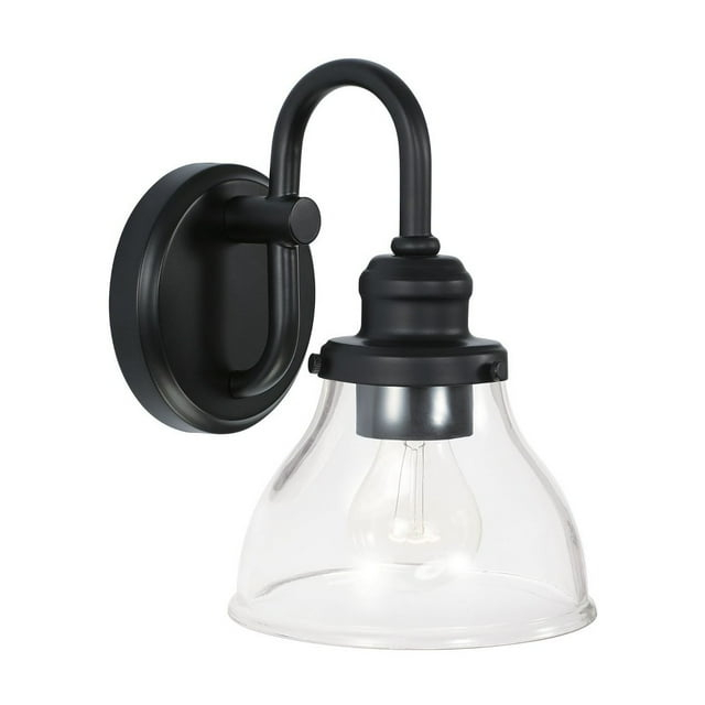 Capital Lighting 8301-461 Baxter 10" Aplique de Baño Alto - Negro