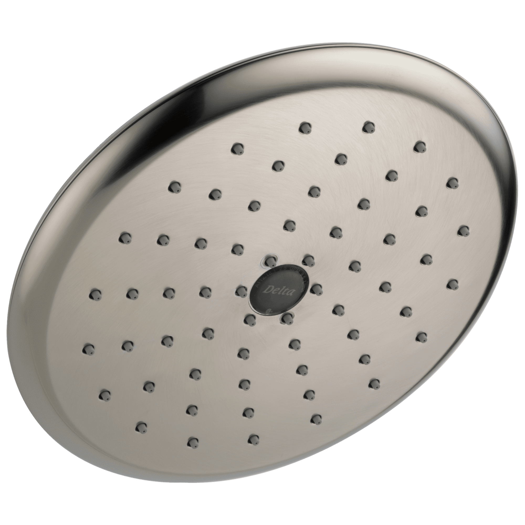 Universal Showering Components Single-Setting Raincan Shower Head in Stainless