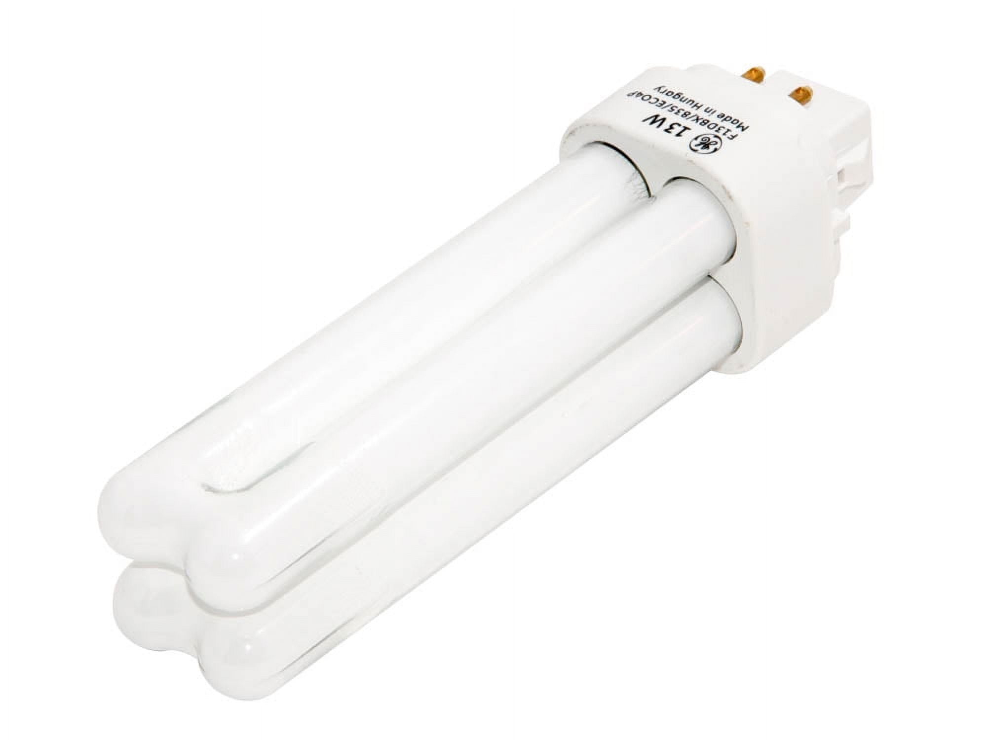 (1 pack) GE 97596 F13DBX/835/ECO4P 13-Watt 3500K 4-Pin Double Biax Compact Fluorescent Lamp