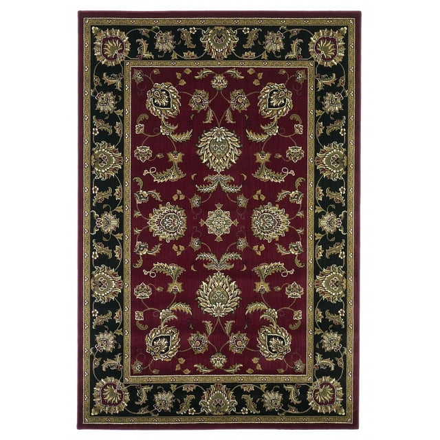 1' x 2' Red or Black Medieval Inspired Area Rug