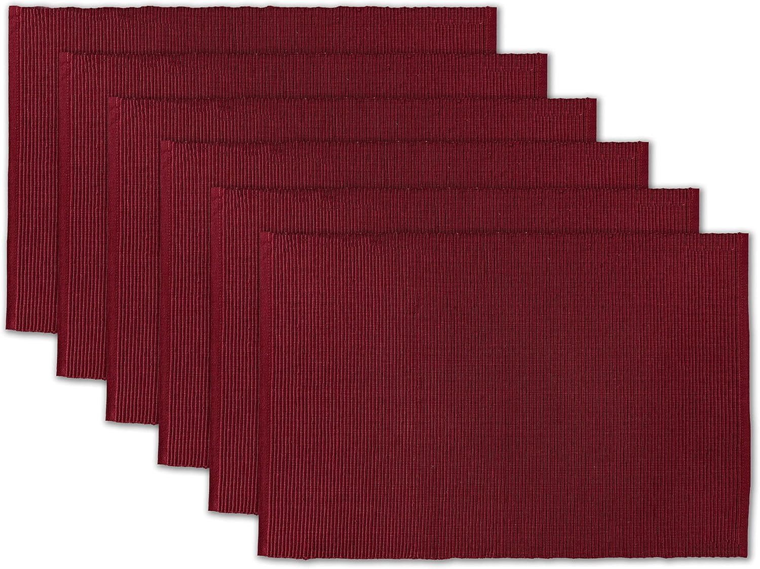 Wine Ribbed Placemat (Set of 6)