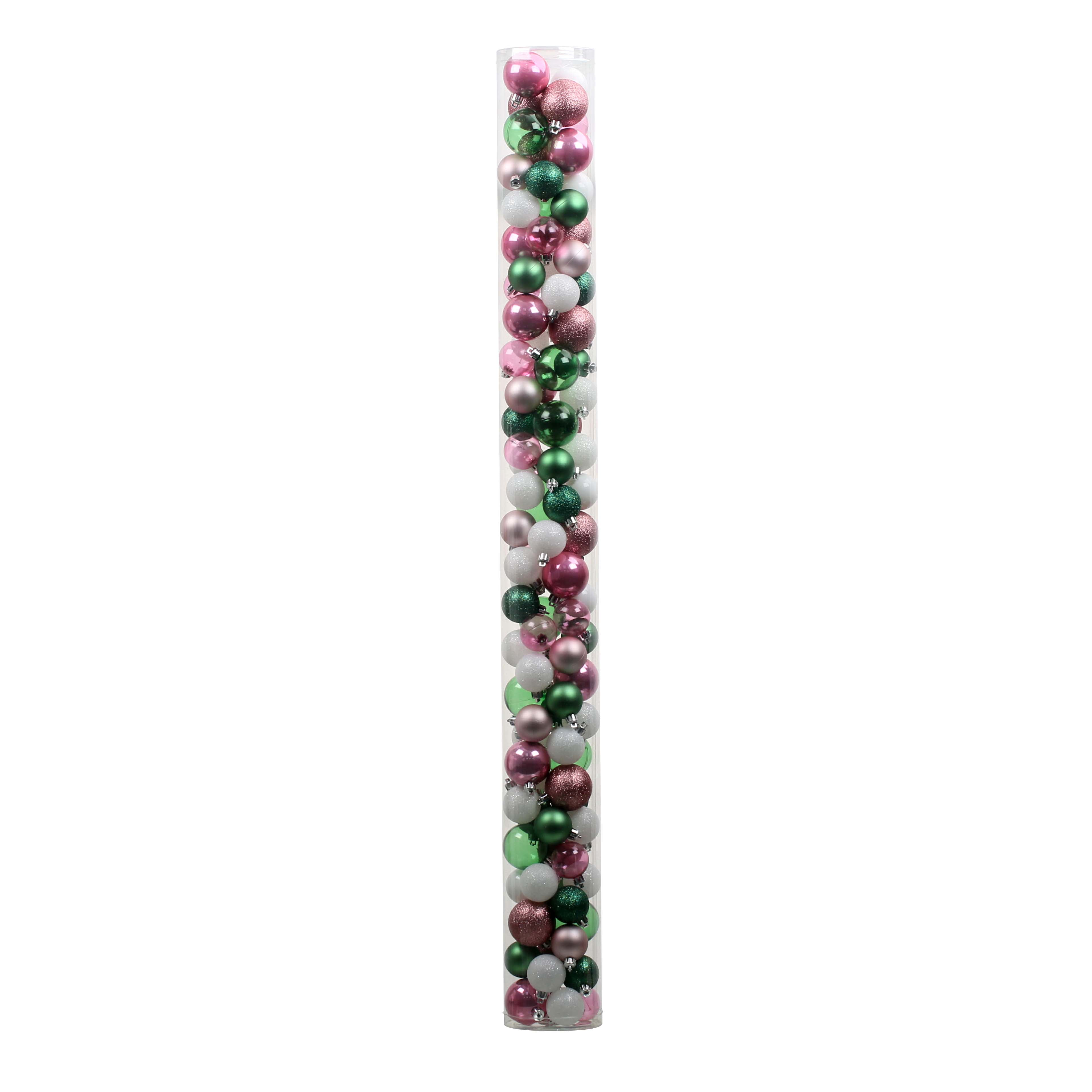 100 Pack Sprinkle Shatterproof Ball Ornaments by Ashland® - Christmas Ornaments