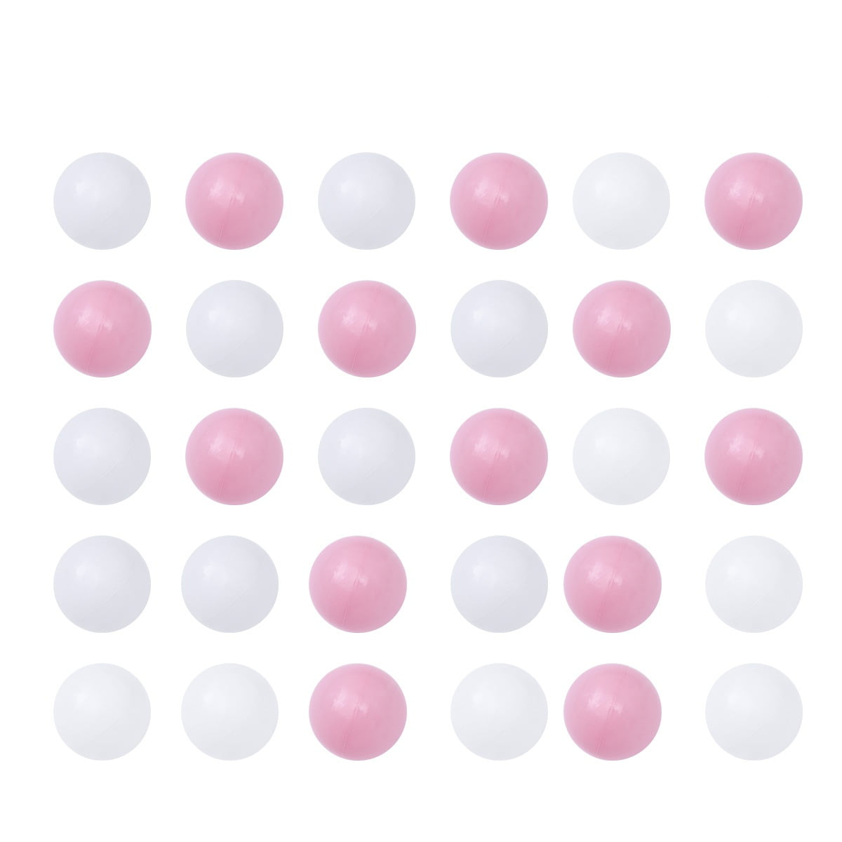 Anvazise 100Pcs Ball Pit Balls Thickened Eco-friendly Smooth Reusable Bite-resistant Hand-on Ability PE Material Macaron Color Pit Balls Kindergarten Toy