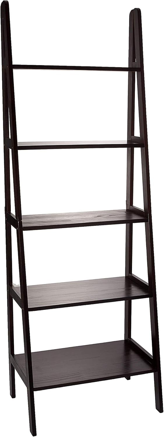 Casual Home 5-Shelf Ladder Bookcase
