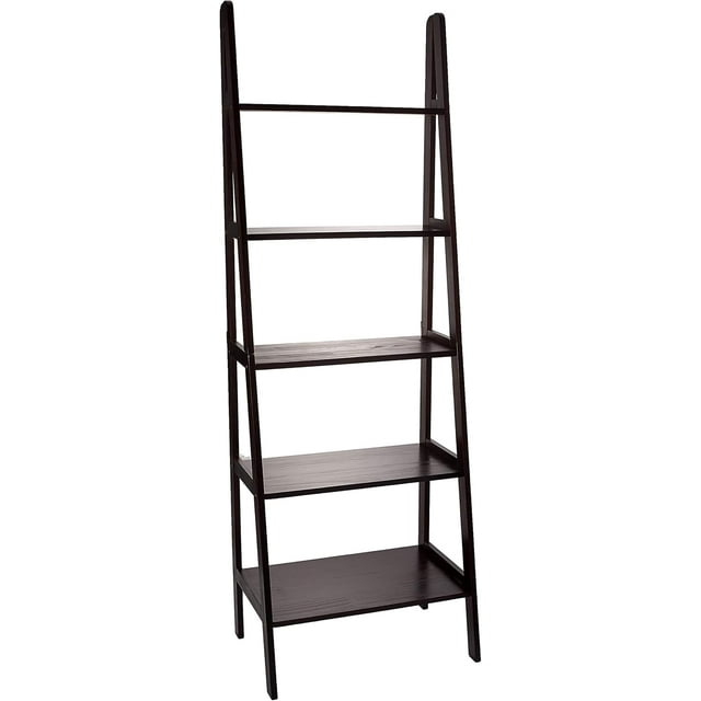 Casual Home 5-Shelf Ladder Bookcase