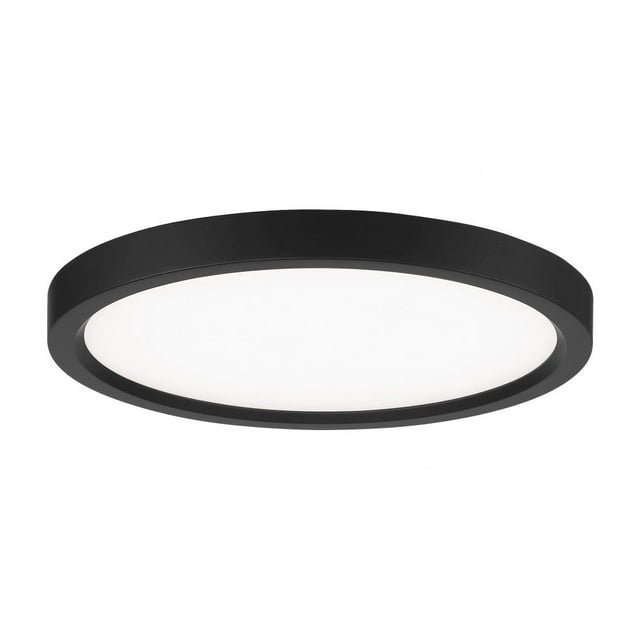 11 Inch 20W 1 Led Round Flush Mount-Coal Finish Minka Lavery 711-66A-L