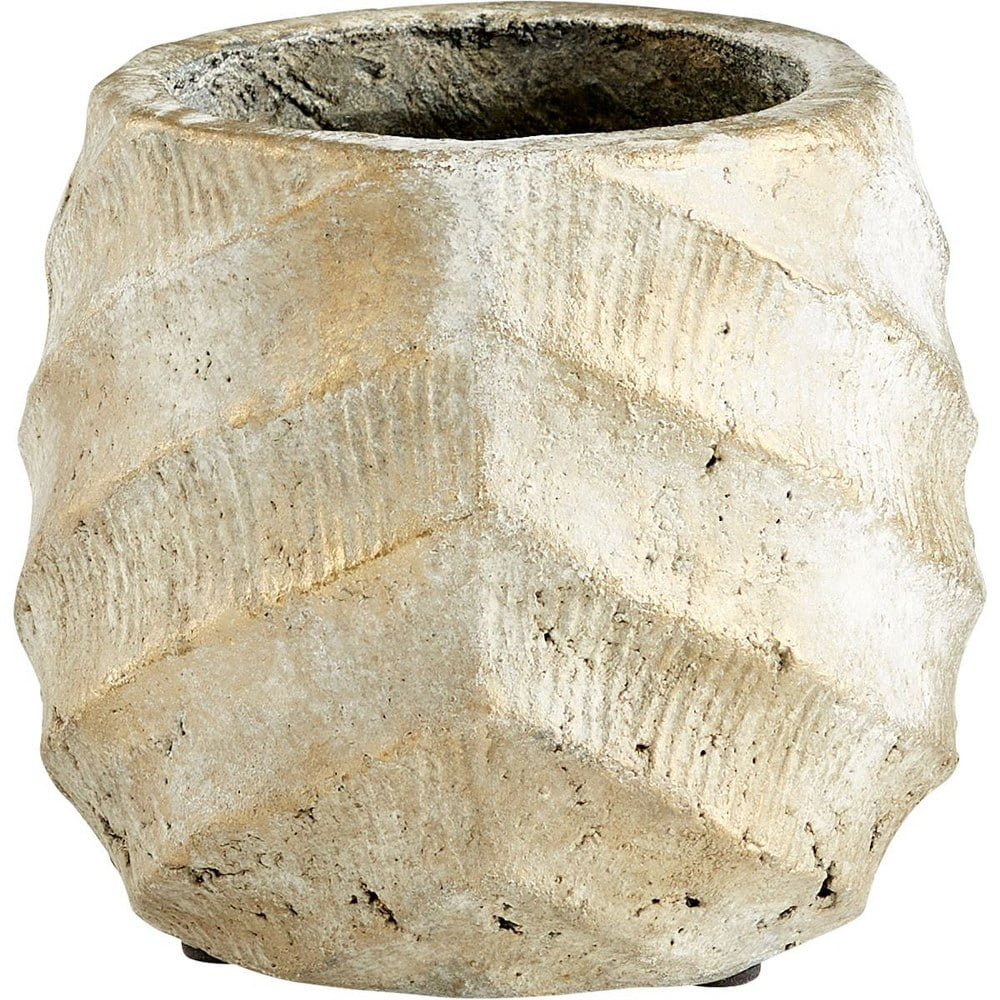 11056-Cyan lighting-Cache Creek - small Planter - 6.5 Inches Wide by 5.75 Inches High