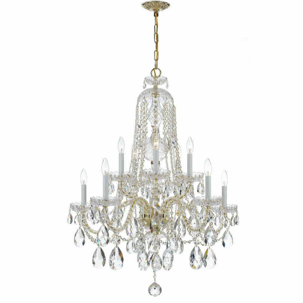 Crystorama Lighting - Ten Light Chandelier - Chandelier - Crystal - Five Light