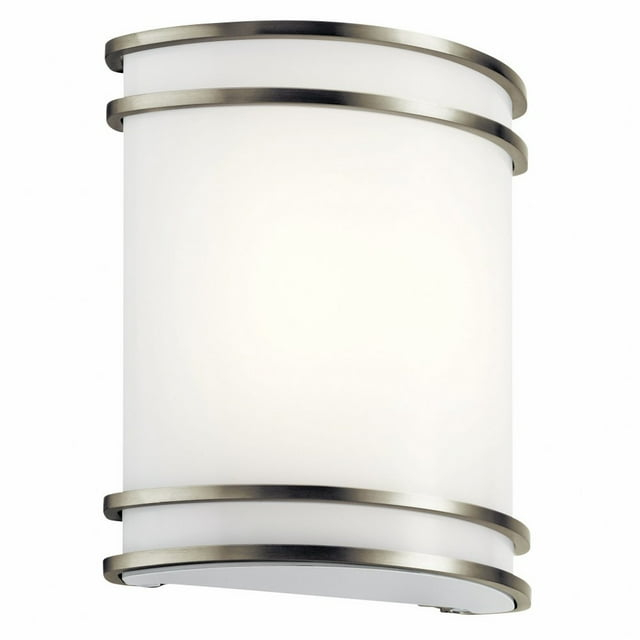 11319NILED-Kichler Lighting-1 Light Wall Sconce - with Utilitarian inspirations - 10.75 inches tall by 9.5 inches wide-Brushed Nickel Finish