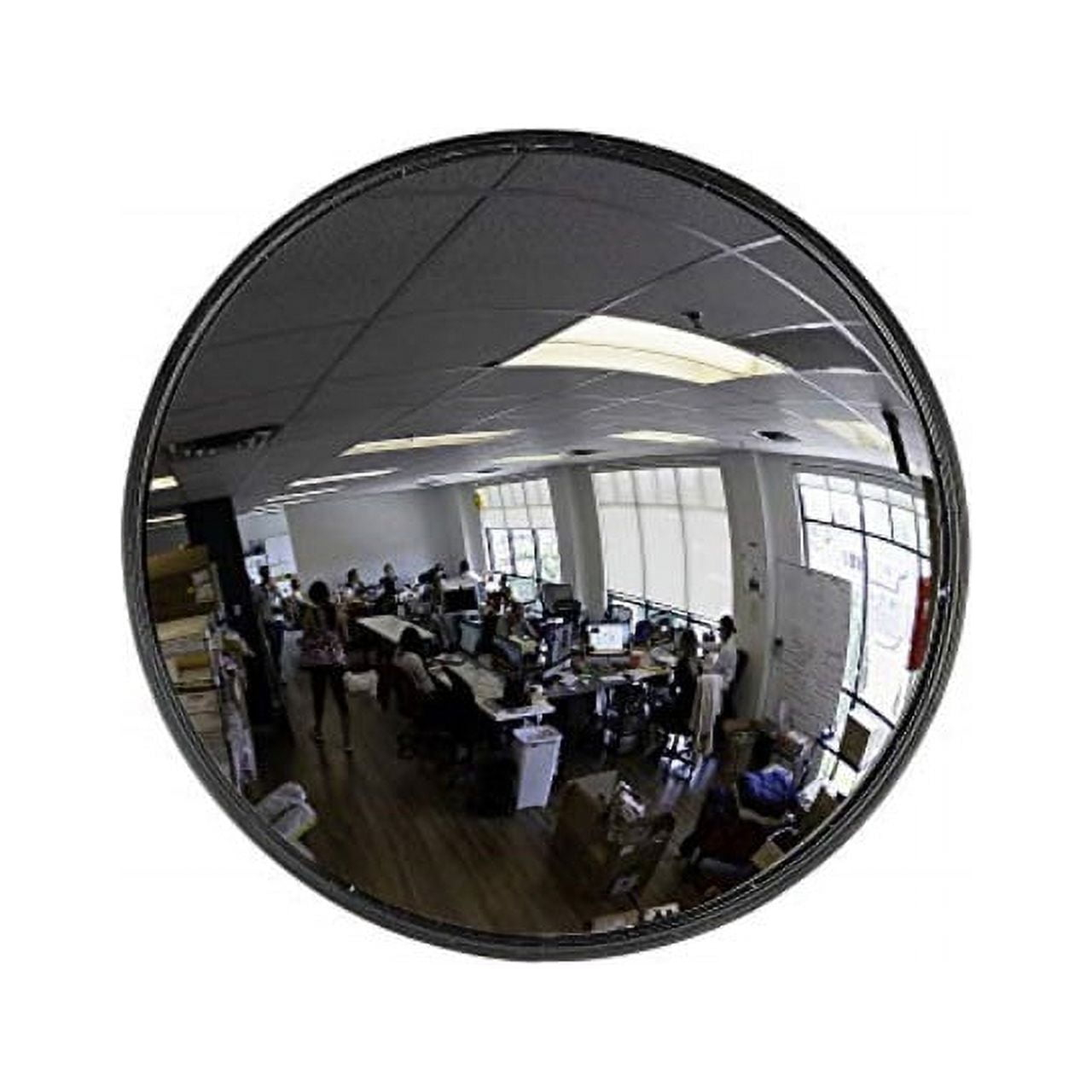 12â€ Acrylic Convex Mirror, Round Indoor Security Mirror for the Garage Blind Spot, Store Safety, Warehouse Side View, and More, Circular Wall Mirror for Personal or Office Use - Vision Metalizers