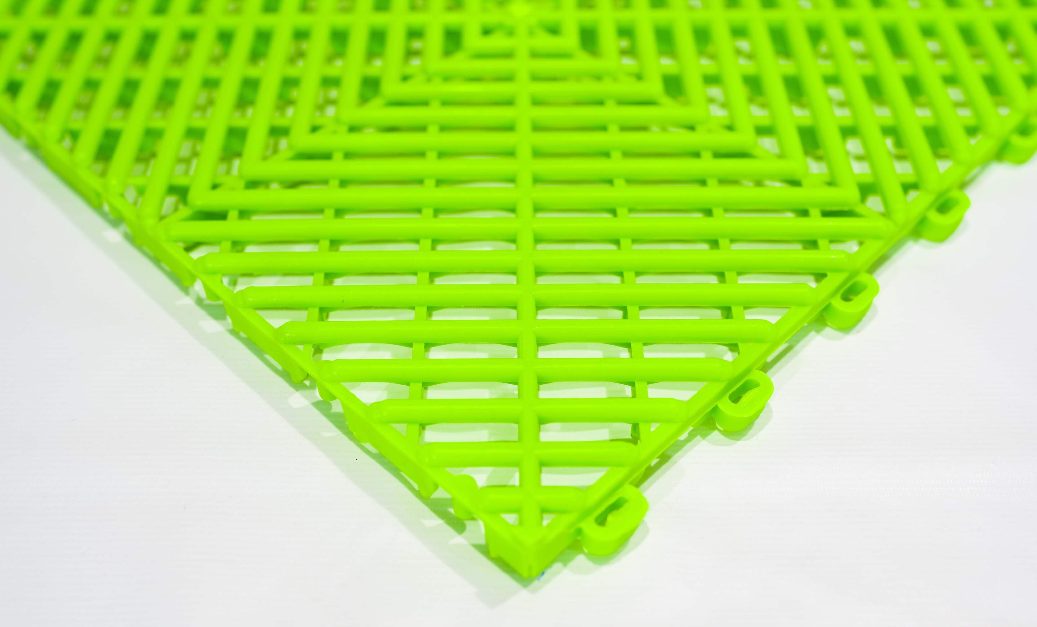 12"x12" Green PVC Floor Tile, for Garage