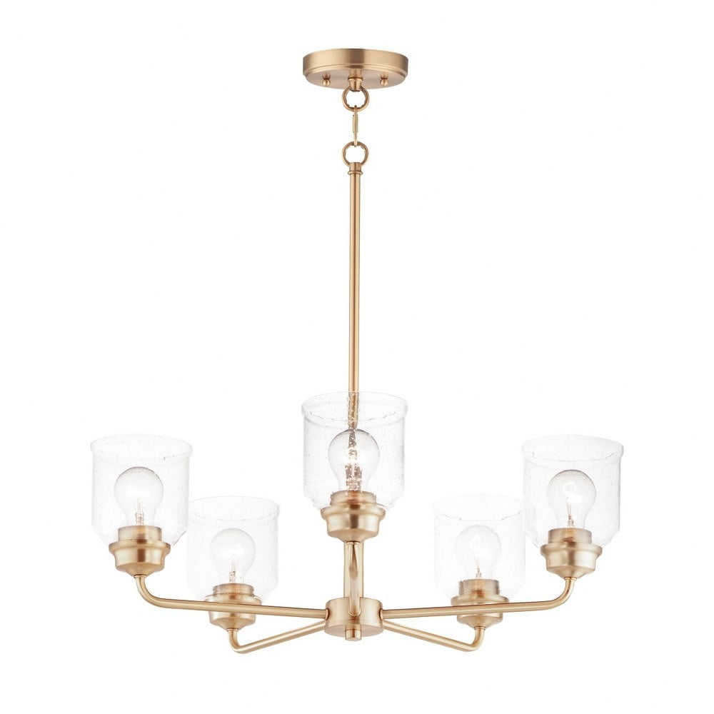 12266CDHR-Maxim Lighting-Acadia - 5 Light Chandelier     -Traditional Installation