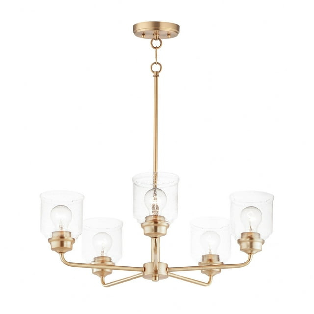 12266CDHR-Maxim Lighting-Acadia - 5 Light Chandelier     -Traditional Installation