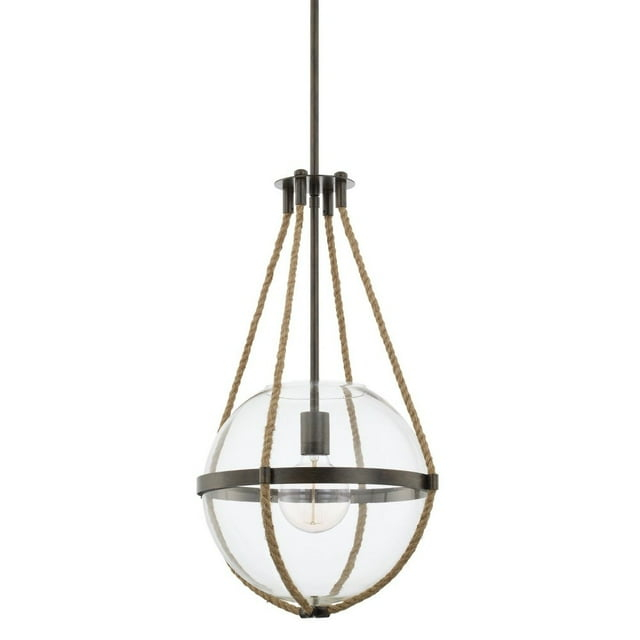 13.25 Inch 1 Light Pendant In Transitional Style 13.25 High By 72.75 Wide-Nordic Grey Finish    -Traditional Installation Capital Lighting 327413Ng