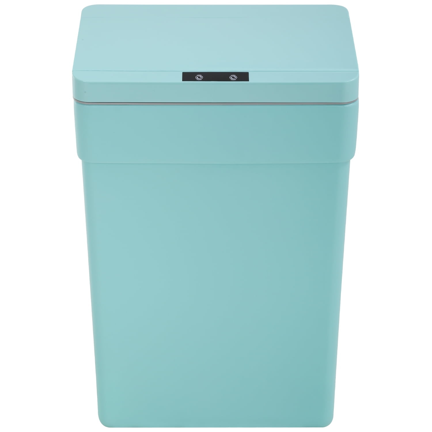 CL.HPAHKL 13 Gallon Touch Free Automatic Trash Can with Lid, Plastic Motion Sensor Kitchen Garbage Can, Touchless Trashcan Trash Bin for Bathroom, Office, Home, Blue