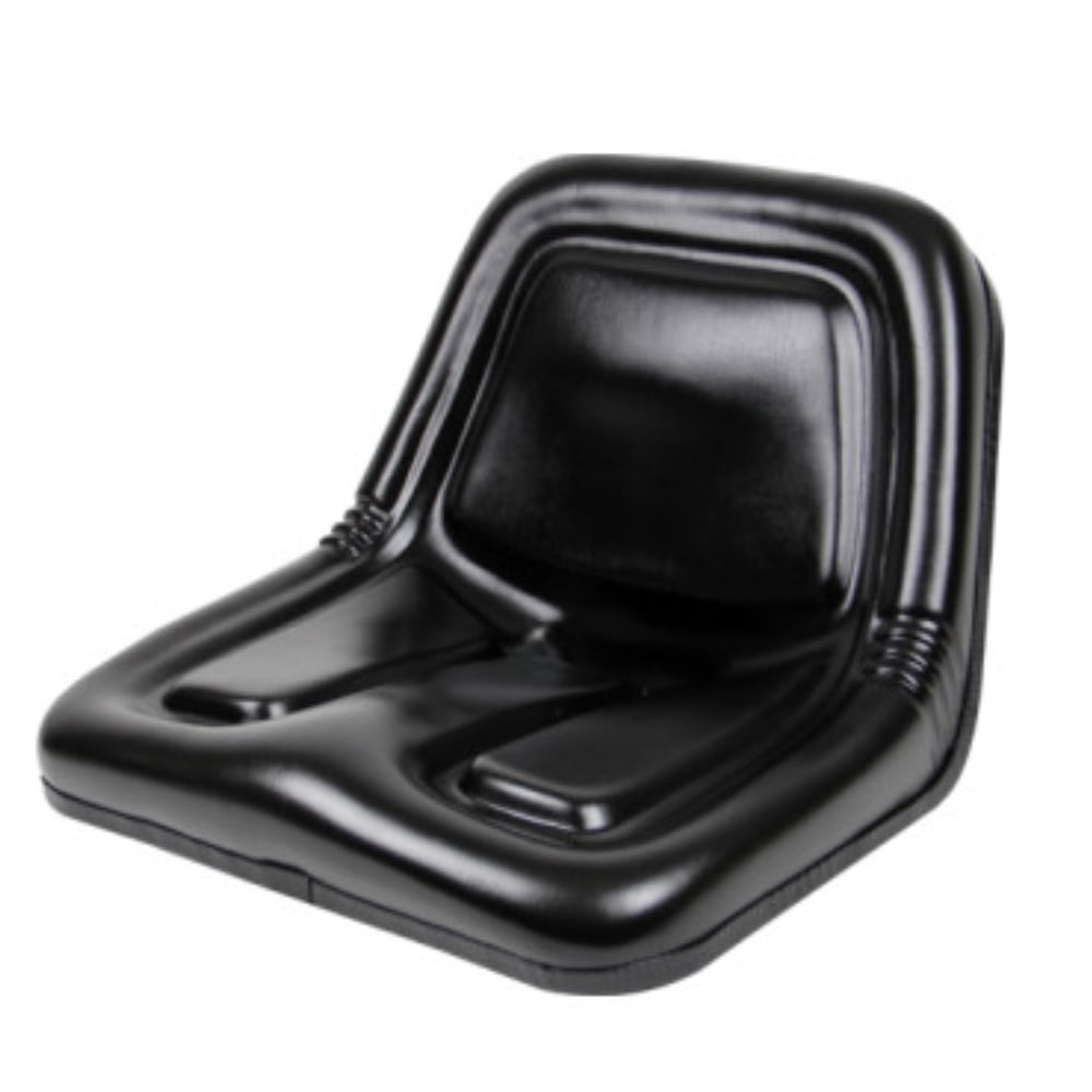 135001BK Black Deluxe High-Back Steel Pan Seat Fits Universal Products