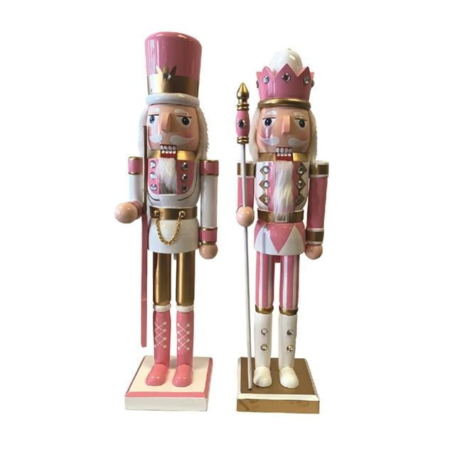 Santa's Workshop 2 Piece Nutcrackers Set