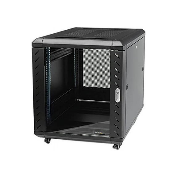 StarTech 4-Post 15U Server 19" Data Rack Cabinet, Lockable RK1536BKF