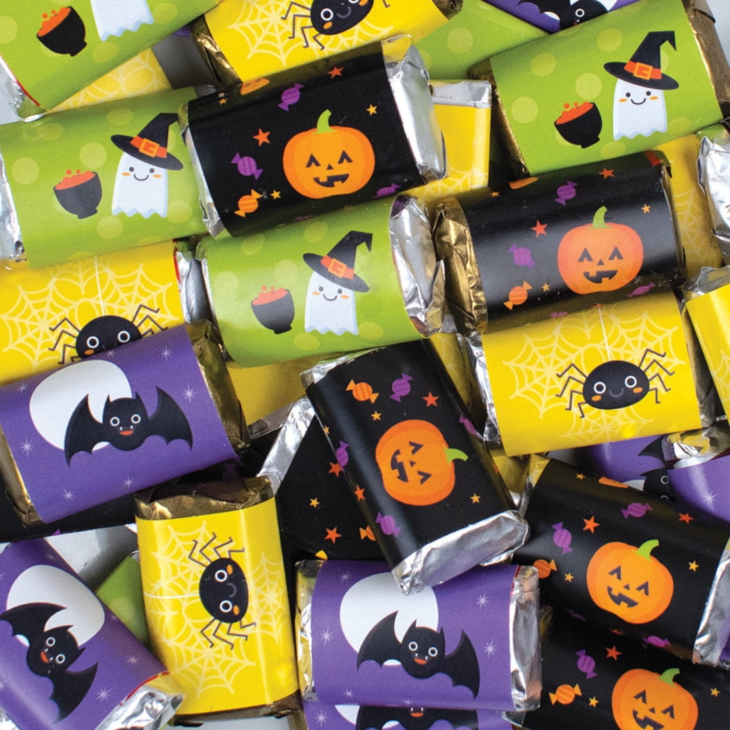 164 Pcs Halloween Candy Party Favors Hershey's Miniatures Chocolate By Just Candy - Cute Mix