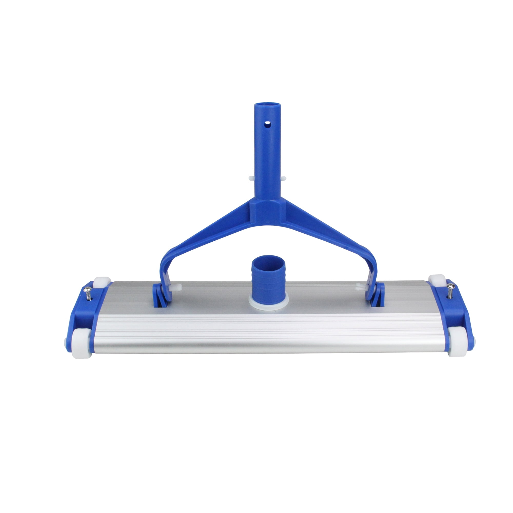 17.5" Classic Aluminum Weighted In-Ground Gunite Swimming Pool Vacuum Head on Wheels