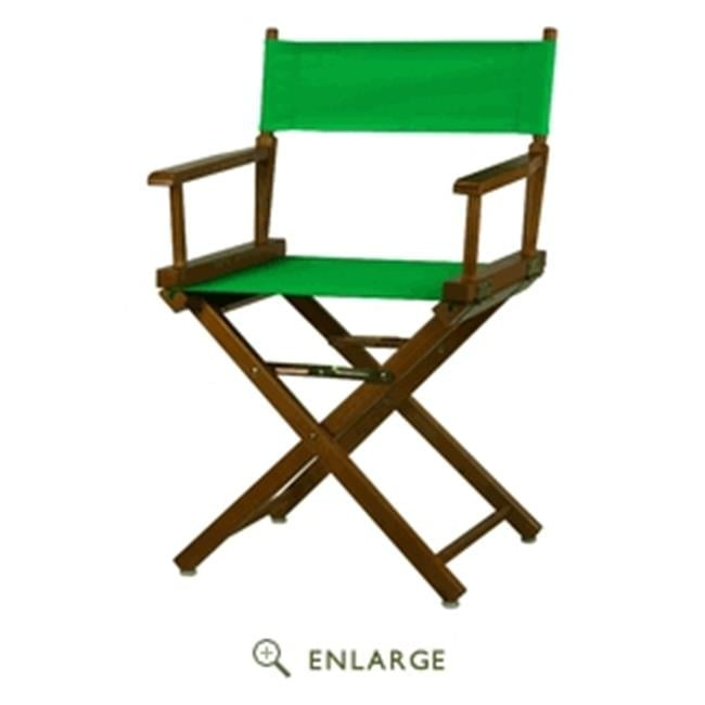"18" Director's Chair Honey Oak Frame-Green Canvas"