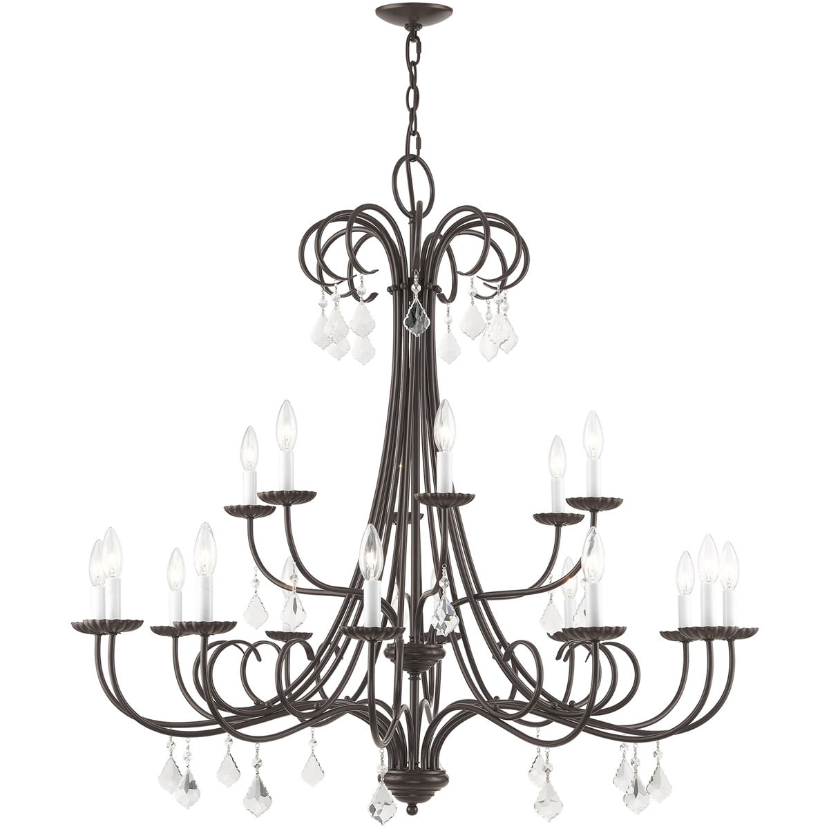 Livex Lighting Daphne 18 - Light Chandelier in  English Bronze