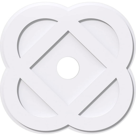 18"OD x 3"ID x 7"C x 1"P Charlotte Architectural Grade PVC Contemporary Ceiling Medallion