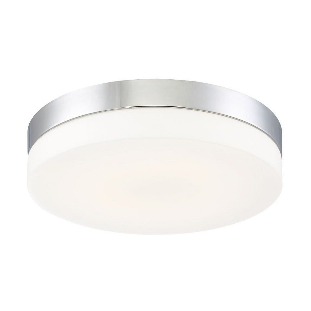 koss LED Flushmount - Large, Chrome, 1-Light