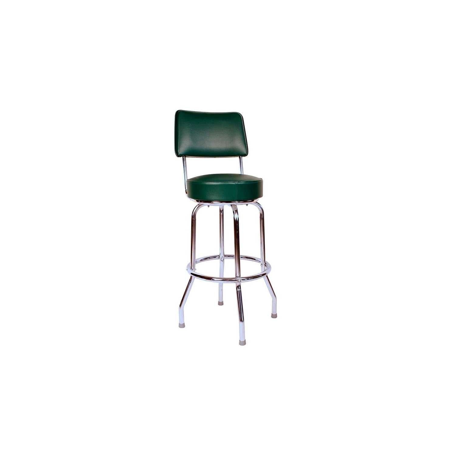 1957 Inspired Floridian Swivel Bar Stool-Color:Green,Quantity:1 each