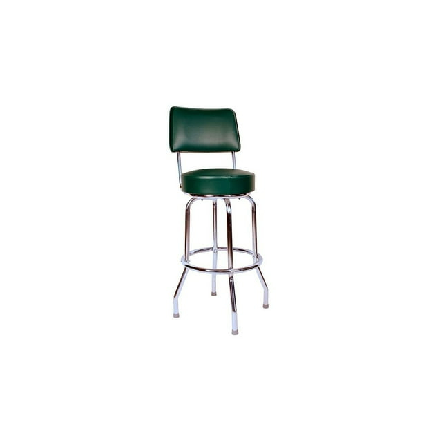 1957 Inspired Floridian Swivel Bar Stool-Color:Green,Quantity:1 each
