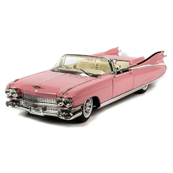 1959 Cadillac Eldorado Biarritz Convertible, Pink - Maisto Premiere 36813 - 1/18 Scale Diecast Model Toy Car