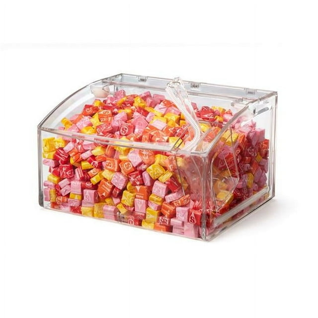 2.1 gal Clear Scoop Bin with Scoop