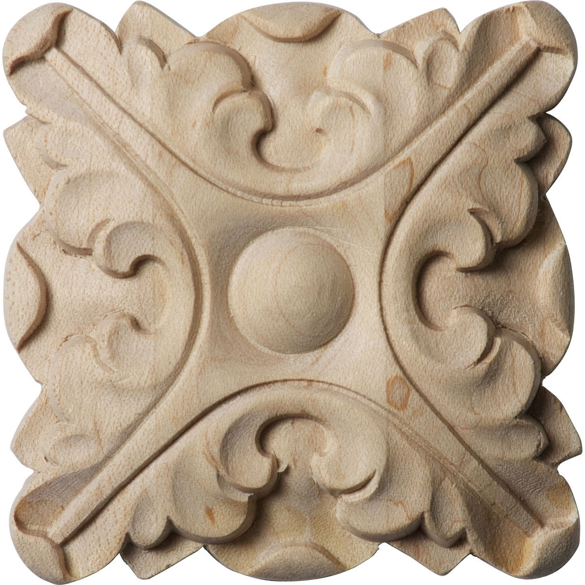 Ekena Millwork Acanthus H W D Wood Rosette Applique
