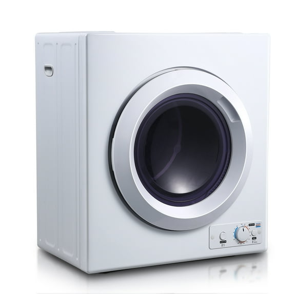 2.7 cu.ft Compact Clothes Dryer, 2 Temperatures, Dries Up to 14.4 lbs of Clothes, 1400W Small Dryer Machine with Stainless Steel Tub, Suitable for Home, Dorm, RVs