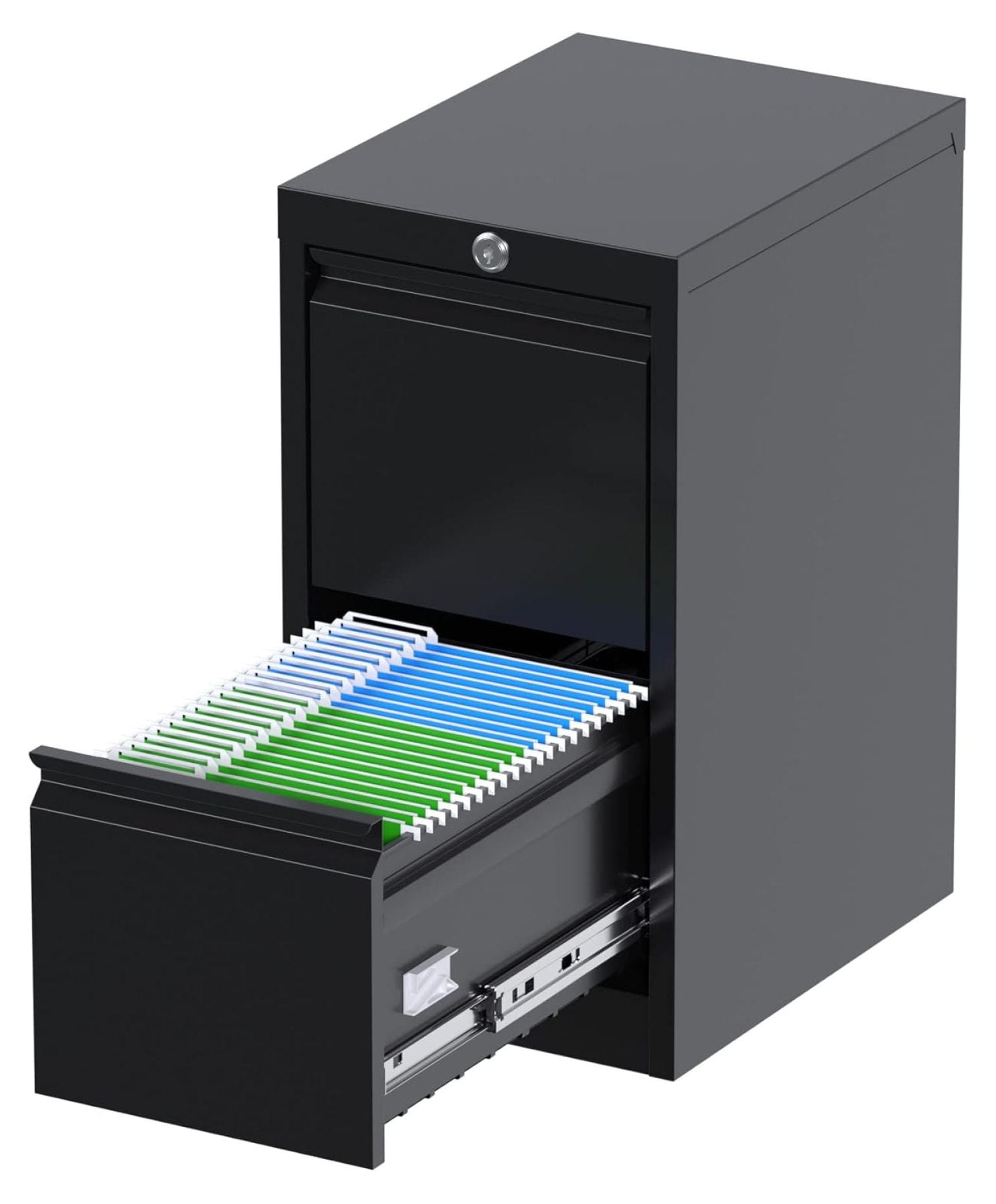 2 Drawer File Cabinet With Lock