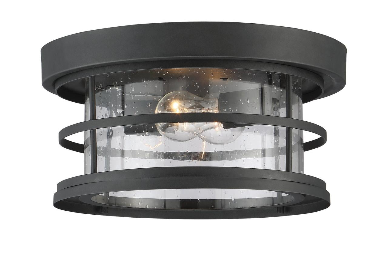 Savoy House Barrett 2 - Light Flush Mount in  Black