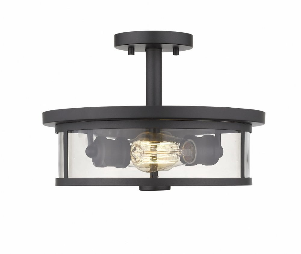 Z-Lite Savannah 2 - Light Semi-Flush Mount in  Bronze