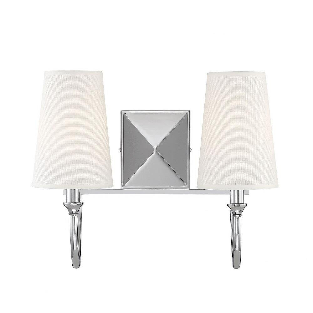Savoy House Cameron 2 - Light Vanity in  Polished Nickel