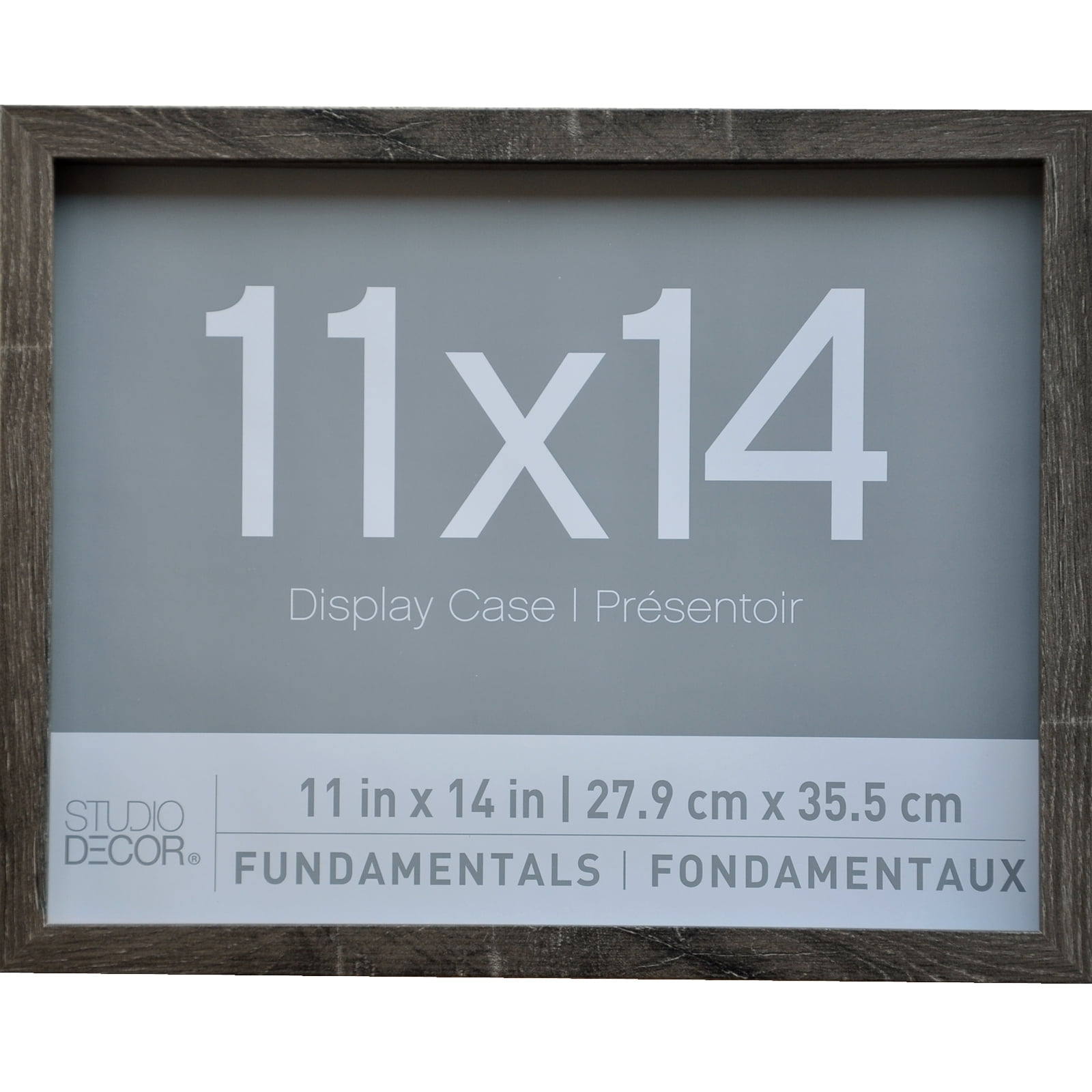 2 Pack Fundamentals 11" x 14" Gray Shadow Boxes by Studio Décor®